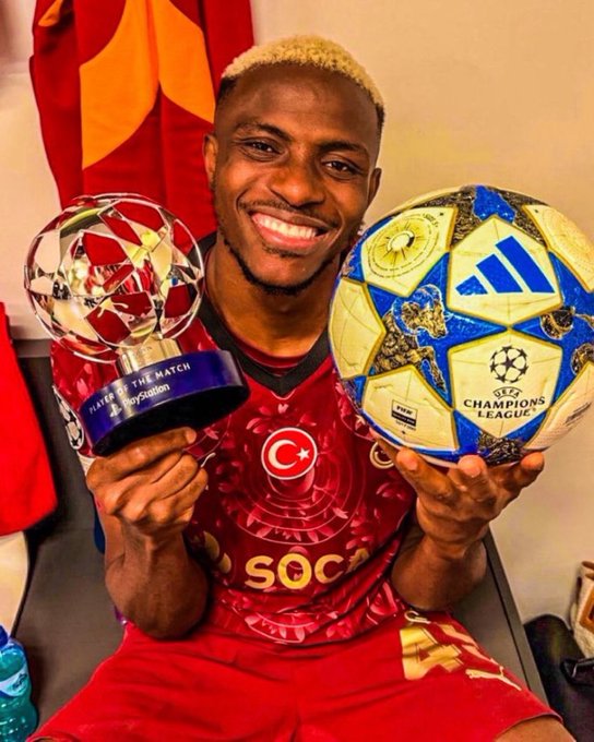 Victor Osimhen makes history with 8 consecutive European goals and 3 straight UCL MOTM awards.