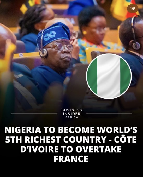 BREAKING: ECOWAS Projects Nigeria to Become World’s 5th Richest Country in 50 Years