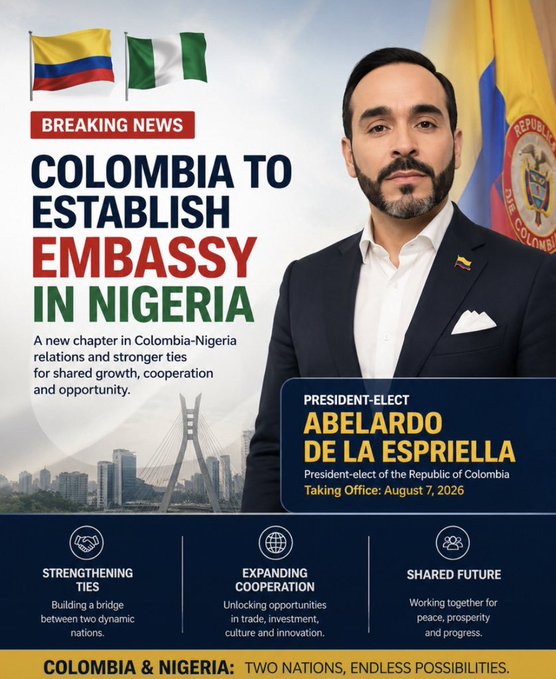 Colombia to Establish Embassy in Nigeria